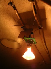 Lighting
      module on ceiling